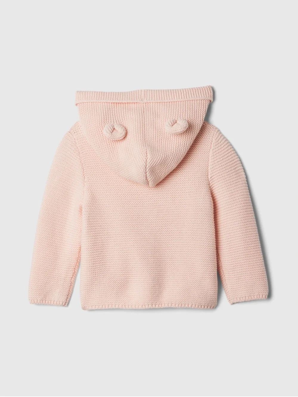 GAP Baby Pink Knit Hooded Cardigan and Pants Set 12-18M